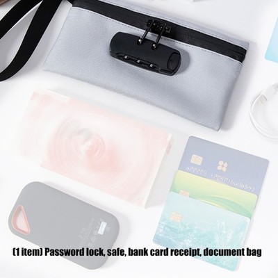 Versatile Storage Wallet Featuring Lock Mechanism For Regular Usage