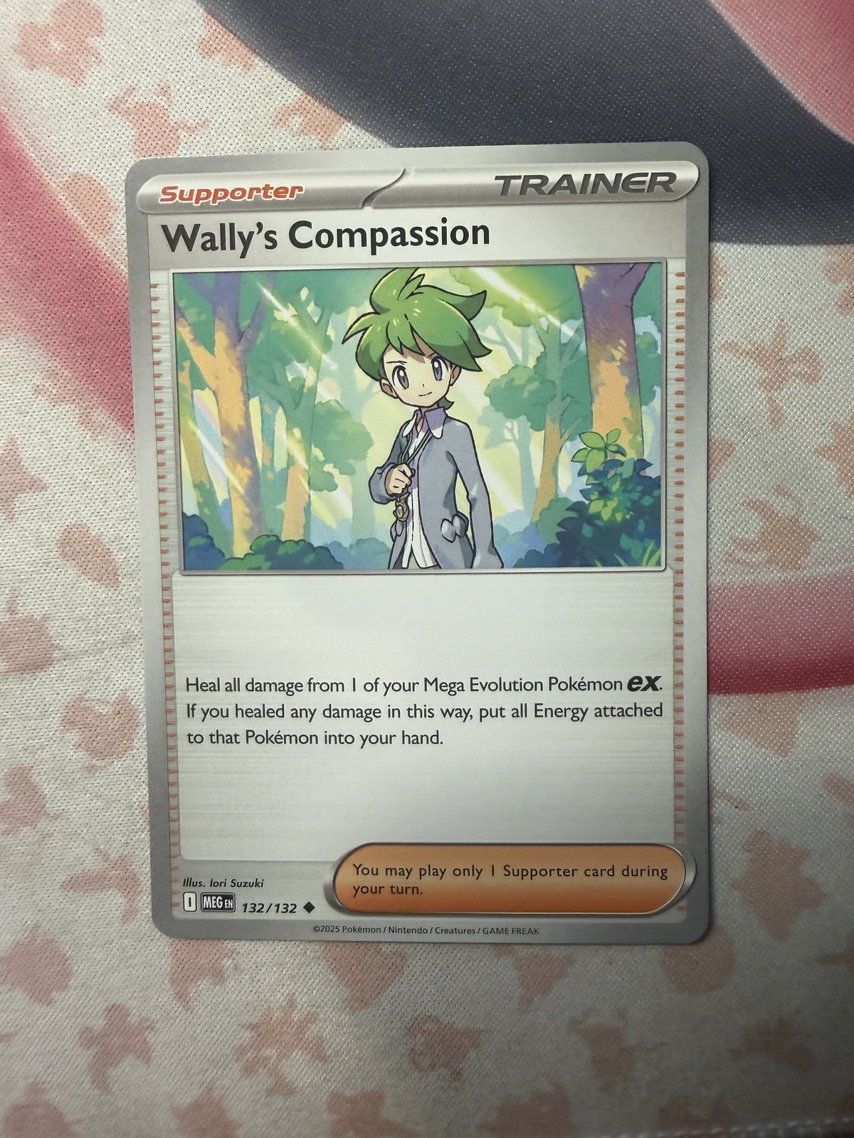 Wally's Compassion - Uncommon ME01: Mega Evolution 132/132 NM