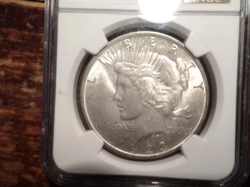 1923  $1  PEACE DOLLAR  NGC MS65     ~~ BEAUTIFUL  COIN ~~