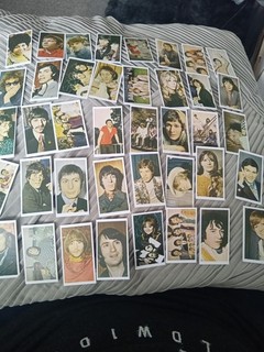 1969 Lyons Maid Pop Stars Complete 40 Card Set Includeds Beatles Rolling Stones
