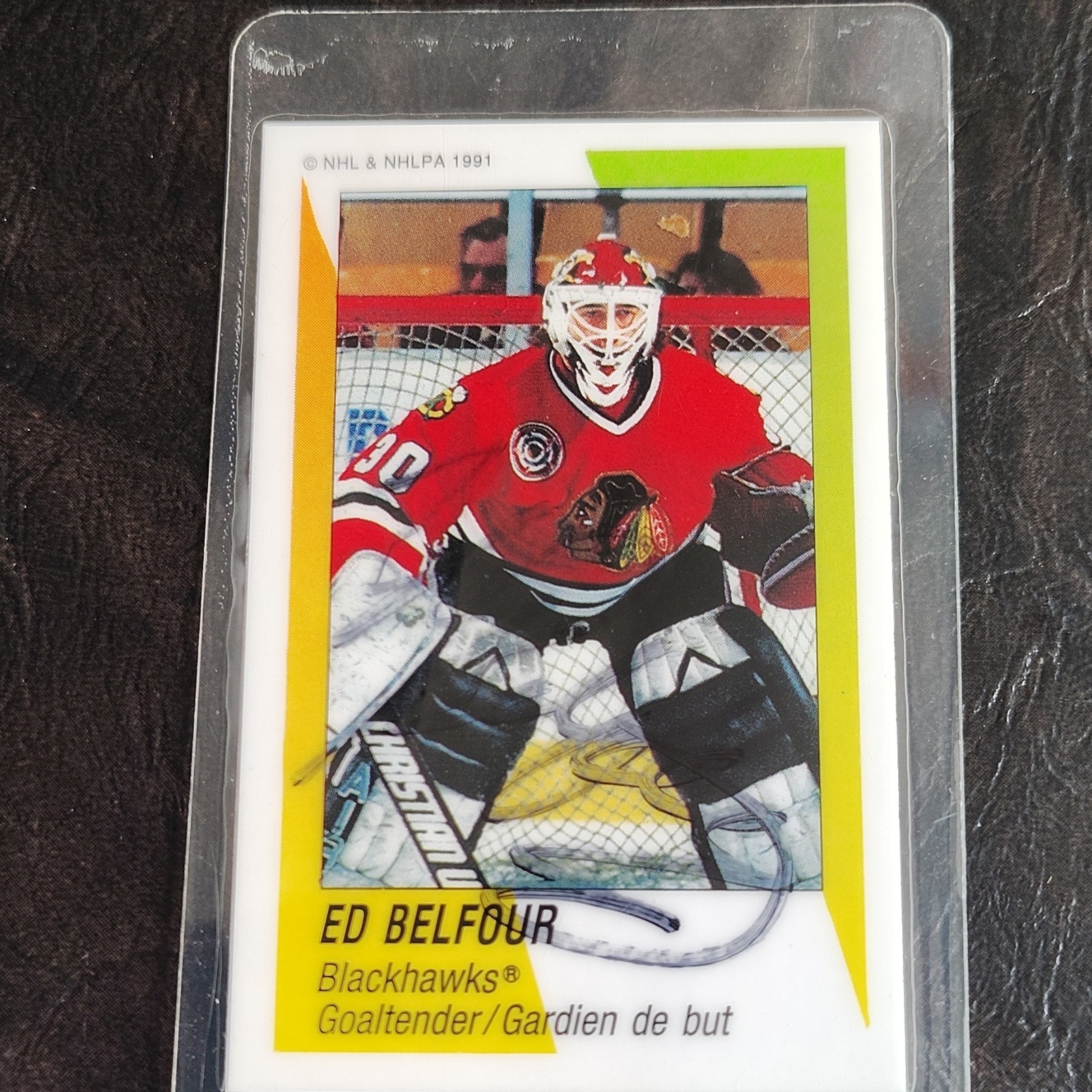 AUTOGRAPHED ED BELFOUR 