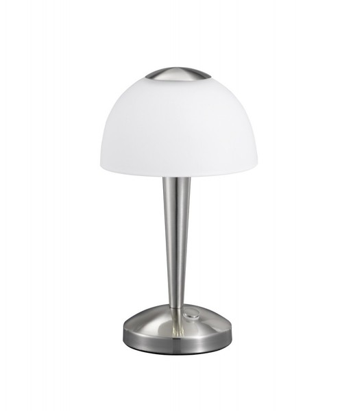 Exquisite 4,5W Led Tischleuchte Schlafzimmer Touch Nickel Matt Weiß Licht Lampe-image