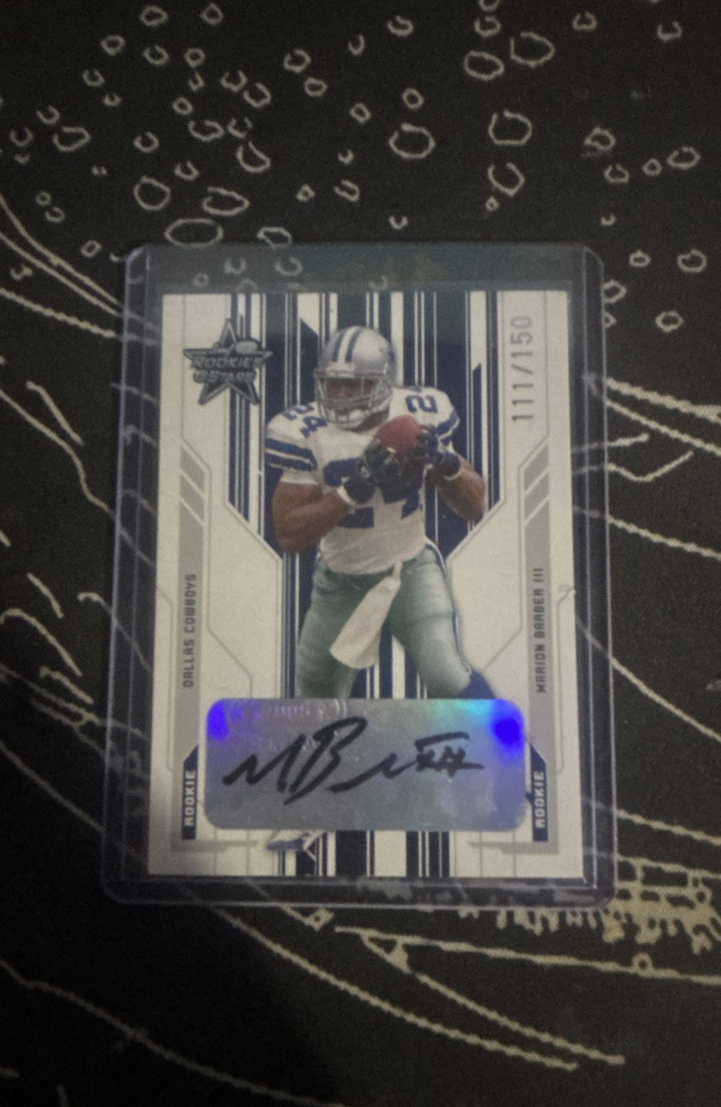 Marion Barber III Leaf Rookies & Stars #234 Autograph