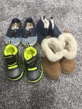 Baby Boys Shoes Bundle Set of 4 Pairs Size 3 - Old Navy Garanimals Wonder Nation