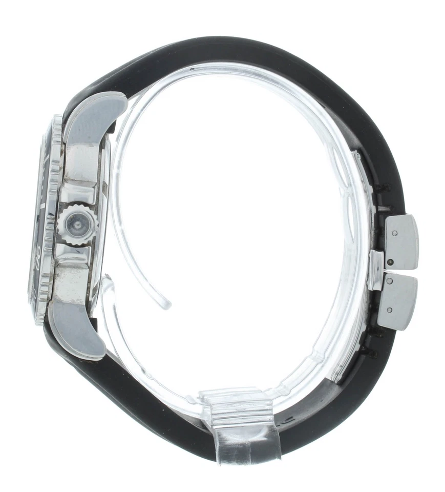 Reloj Montblanc Meisterstuck 34 mm cuarzo esfera negra acero inoxidable para dama 7036 Foto 4 de 4