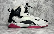 Air Jordan True Flight GS Girls White Bright Coral Black 342774-122 SZ 7Y