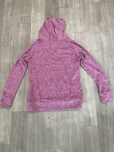 Elfenbein Ella Damen lila meliert Polyester Taschen Pullover Hoodie Größe XL - Bild 5 von 5