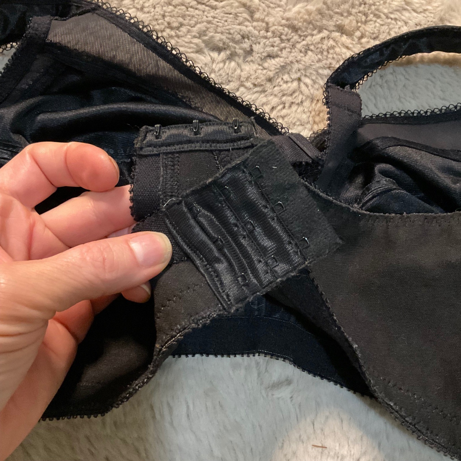 Underscore Bra Size 40C Black Adjustable Strap Co… - image 6