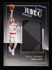 2018-19 Panini Noir Rookie Jumbo Material 4/99 Trae Young #RJ-TYG 7zf