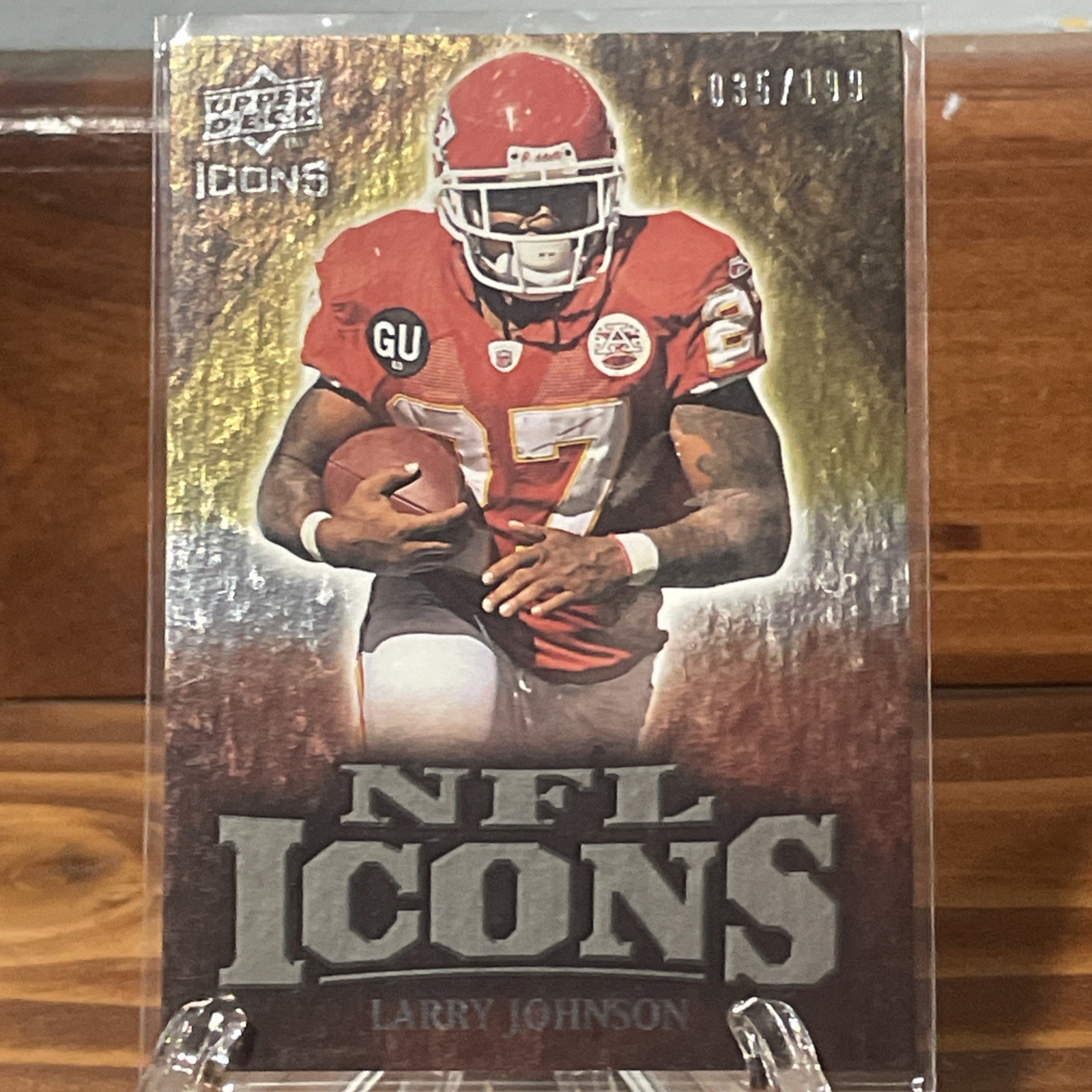 2009 Upper Deck Icons - Nfl Icons Larry Johnson #IC-LJ Silver /199