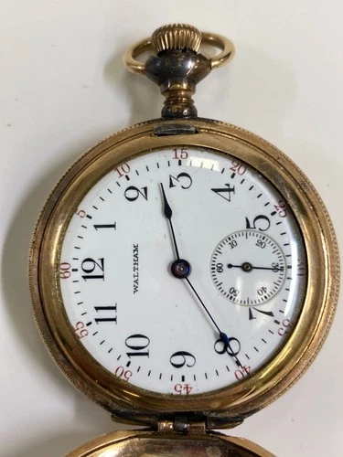 Antique Waltham Gold Filled Pocket Watch, Pre-Owned, Runs (37-#16)
