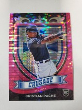 2021 Panini Chronicles - Crusade Cristian Pache #25 Pink Pulsar (RC)