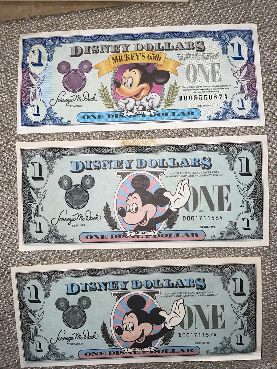 Disney Dollars 1987 for sale | eBay