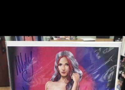 MISS MEOW #1 KITTEN TRAP GLOVER RETAILER Limited 100 and Double Signed with COA