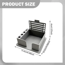 Design-Practical Compartmentalized Office-Ready Sticky Note Template Storage Box