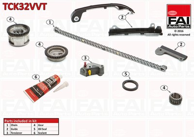 FAI AutoParts TCK32VVT Timing Chain Kit for Nissan