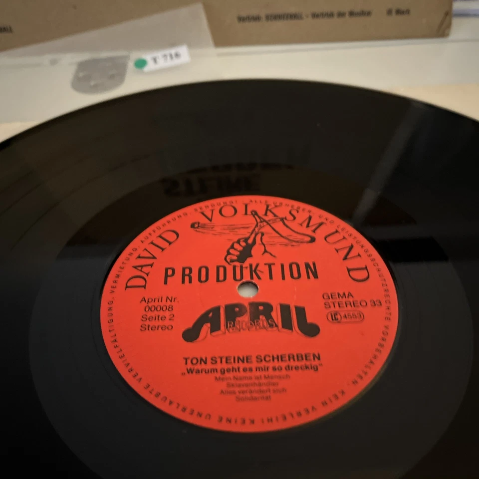 TON STEINE SCHERBEN LP WARUM GEHT ES MIR SO DRECKIG T716 - Bild 2 von 4