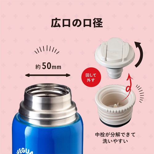 Water Bottle 600ml Gachapin Mook Lifeguard Red LGNW-600RD - 第 7/9 張圖片