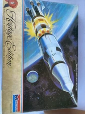 Apollo Saturn V Rocket Monogram 25th Anniversary Moon, 1:144 Scale Model New