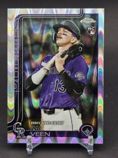 2025 Topps Chrome Update #USC186 Zac Veen RayWave Refractor
