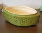 Large McCoy  Scandia Green Vase Planter Mod Retro Mid Century MCM Pottery USA
