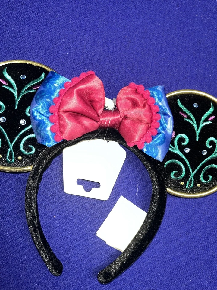 Diadema Orejas Anna Frozen Parks Disney Nueva 2024 Difícil de Encontrar Foto 3 de 4