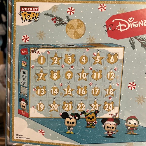 Funko Disney Holiday Christmas Advent Calendar Pocket POP Sealed New Box Mickey - Picture 7 of 9