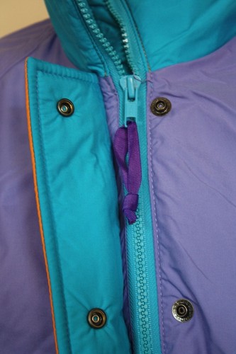Vtg 90s Woolrich Woman M Sigmet Gear Nylon Jacket Lilac Purple ColorBlock Ski - Picture 2 of 12