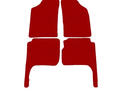 Rot Fußmatten, Autoteppiche für Toyota 4Runner III Doppelkabine 1995-2002, 14xRa