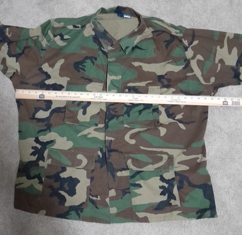 Vintage Jacket Jungle Camo Made in Haiti Size 3XL/L - Image 2 of 4