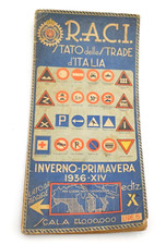 RACI STATO DELLE STRADE D'ITALIA - ANNO 1936