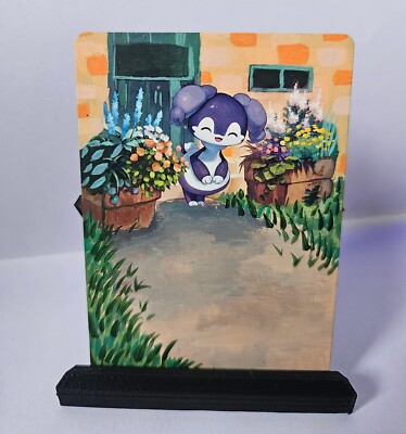 Indeedee - Handbemalte OOAK Pokemon Karte Malerei 