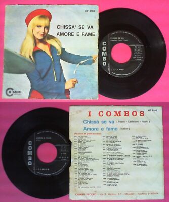 LP 45 7'' I COMBOS Chissa'se va Amore e hame italy COMBO HP 8108 no cd mc dvd*