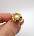 14K Yellow Gold Pearl Ring Size 6 [R181] — photo 7