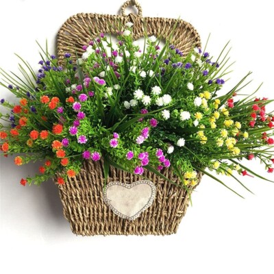 US 4/10pcs Artificial Gypsophlia Faux Flower Perfect for Your Sunset Garden View