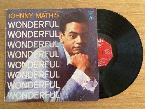 Johnny Mathis LP Wonderful, wonderful 12” Vintage Vinyl Record Oz Pressing - Picture 1 of 6