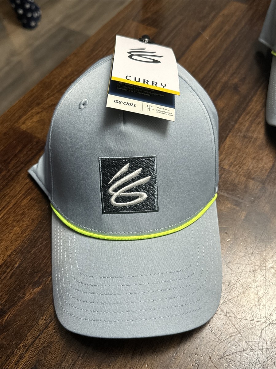 Under Armour Curry Adjustable Golf Hat Cap Blue Harbor