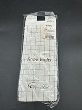 3 Pair Pappagallo Knee Highs 8.5-11 Black