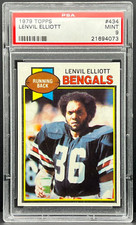 1979 Topps Football Lenvil Elliott PSA 9 MINT Cincinnati Bengals #434     cc23