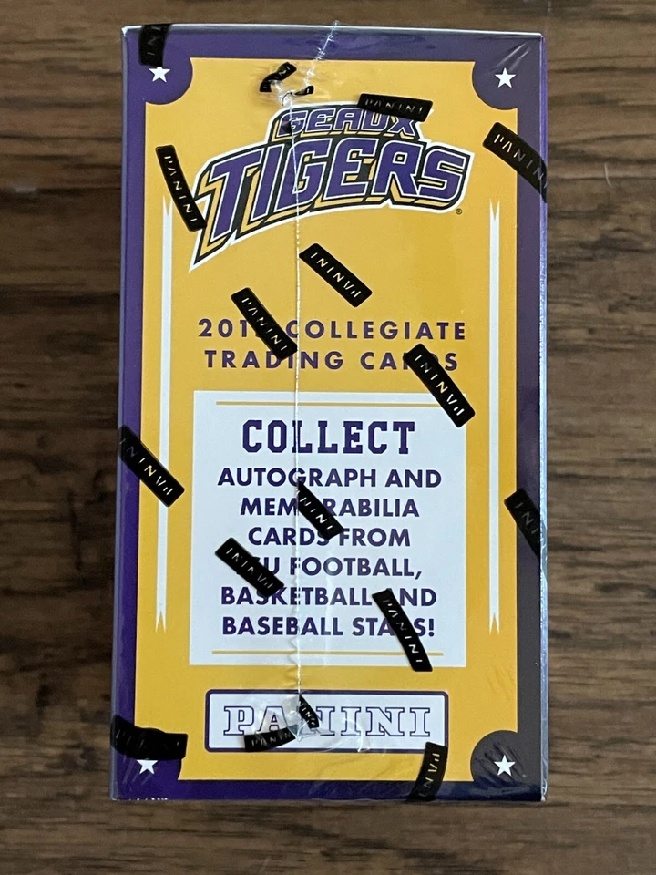 LSU TIGERS 2015 PANINI BLASTER 10 PACK (W/ 1 JERSEY OR AUTO PER) SEALED BOX - Image 2 of 4
