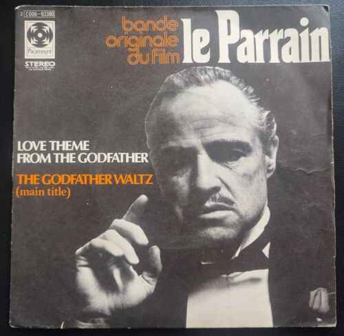 45 tours BOF Le Parrain Marlon Brando musique film cinéma 1972 - Photo 1/4