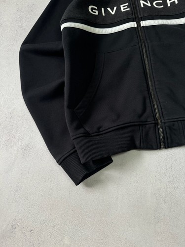 Givenchy Zip Hoodie Big Logo Women Black Luxury - Picture 4 of 11