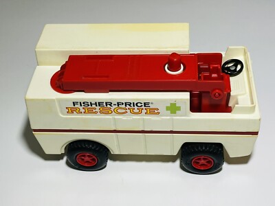 Vintage 1974 Fisher Price Adv People Lot (11 Pcs)+ Emergency