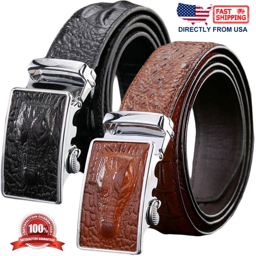 Men's Alligator Embossed Leather 