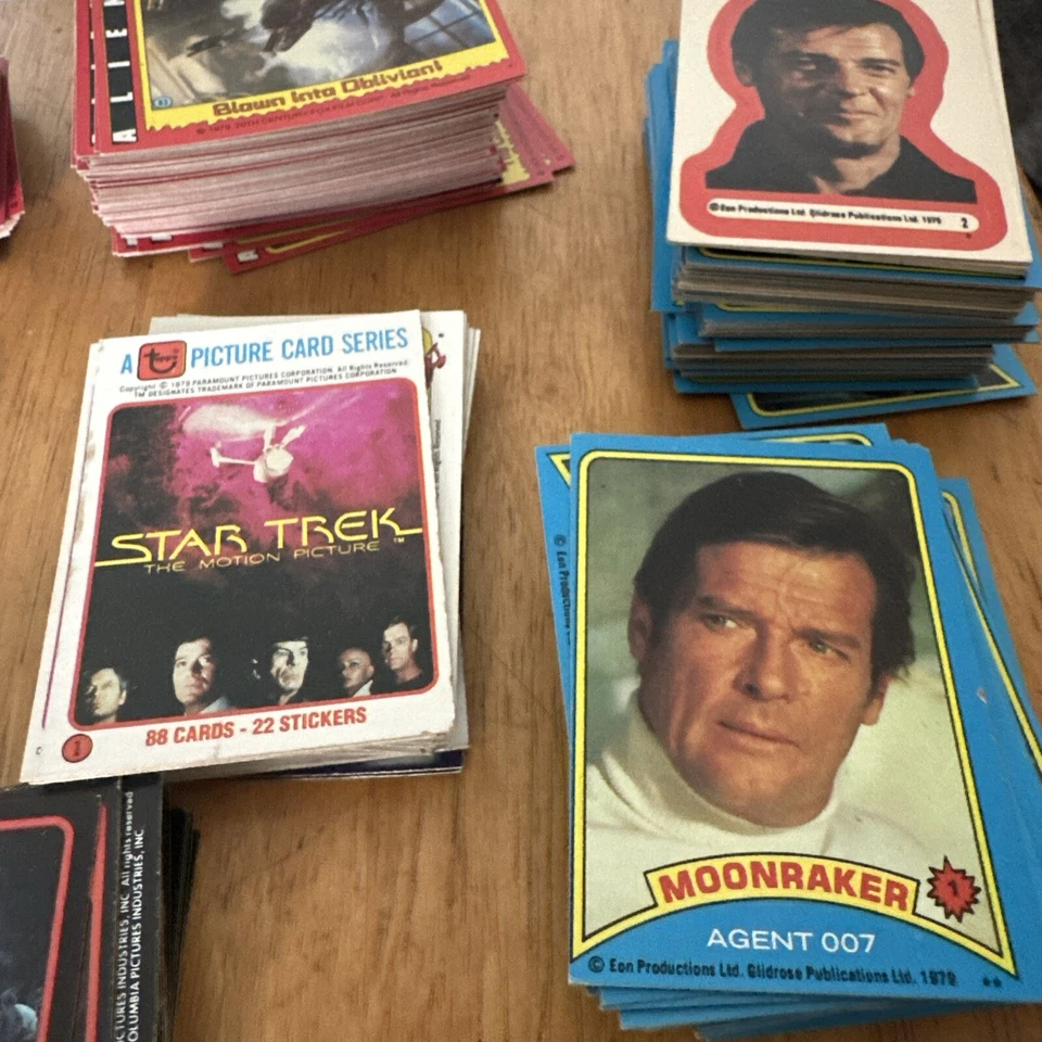 BIG ASSORTMENT  Non Sports Card Trading Cards - ALIEN, STAR TREK, CE3K MOONRAKER - Image 3 of 4