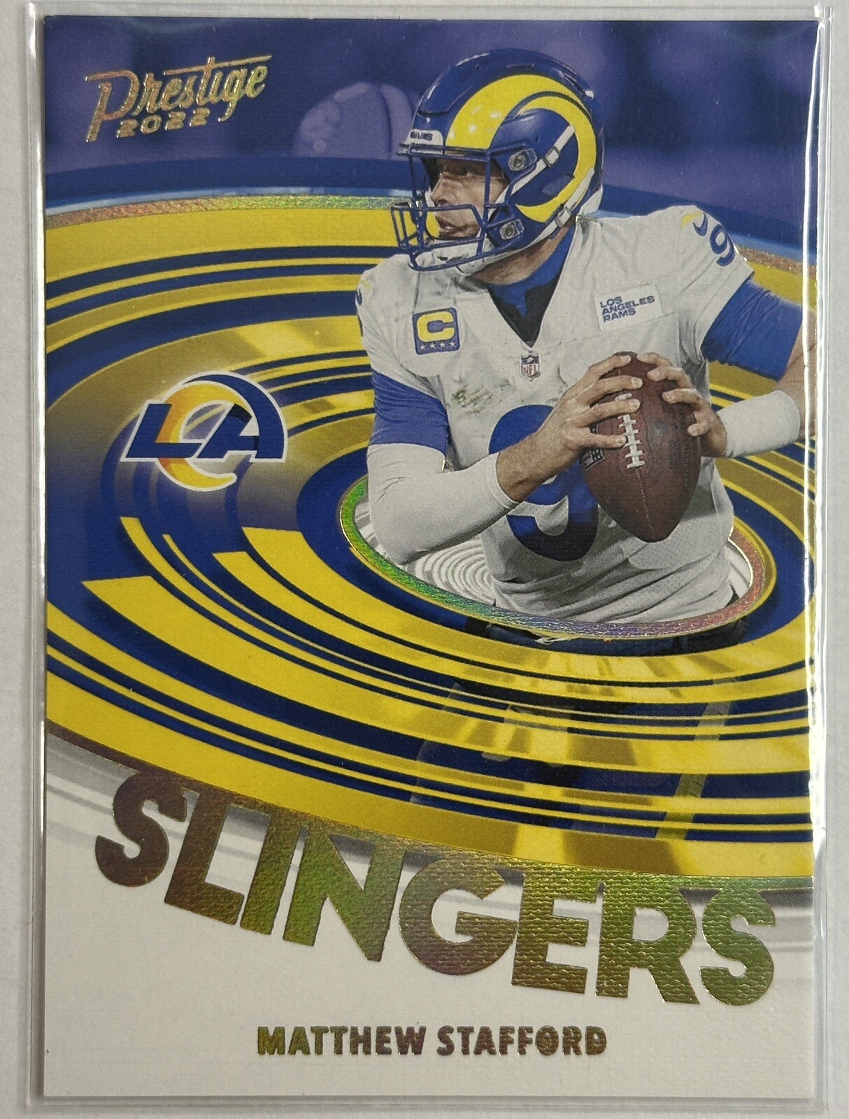 2022 Panini Prestige #SL-2 Matthew Stafford Slingers Los Angeles Rams