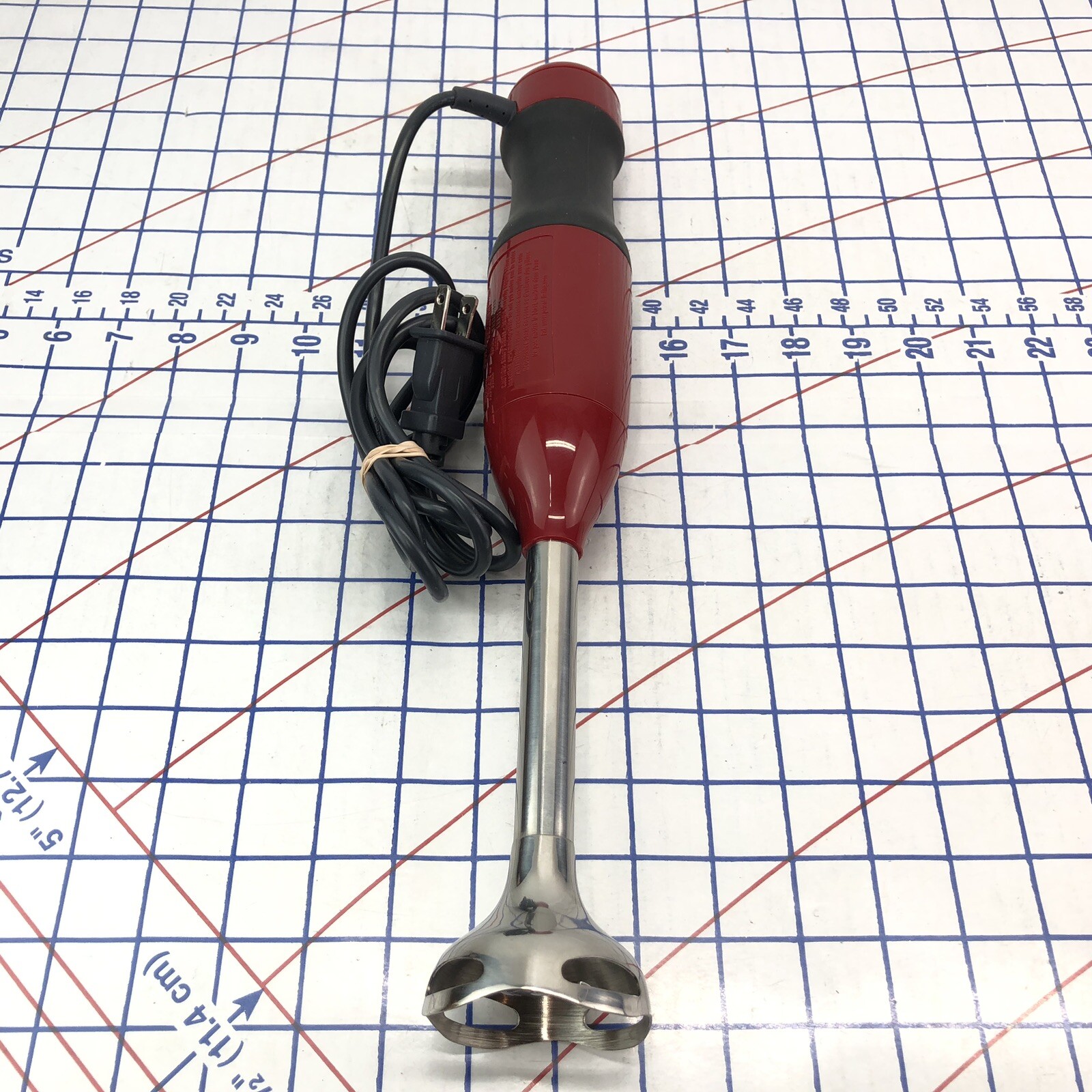 Kitchenaid 2 Speed Immersion Hand Blender Empire Red KHB1231ER Working Tested