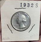 1932-S Quarter, Original Packaging from the 1970's