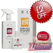 Autoglym Surface Complete Car Paintwork Clay Bar Kit **DEEP CLEANS PAINTWORK**