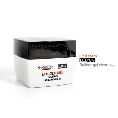 SuperNail Led/UV Builder Gel Clear 2 oz #51601